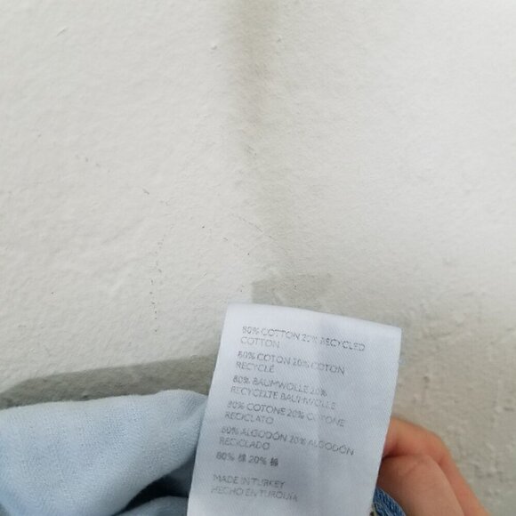 We The Free People Button Fly Jeans Blue Size 24 - Picture 7 of 7